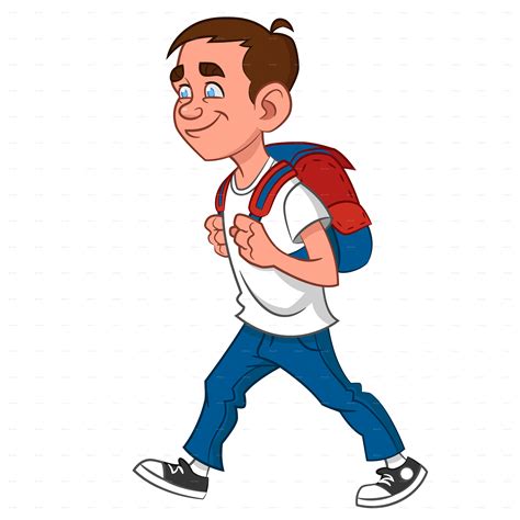 Kids Going To School Clipart Png Png Cartoon School Children | Images and Photos finder