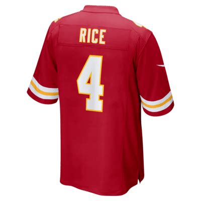 Jersey Nike de la NFL Game para hombre Rashee Rice Kansas City Chiefs ...