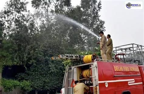 Delhi Municipal Corporation sprinkles water on roads and trees to curb Post-Diwali Pollution ...