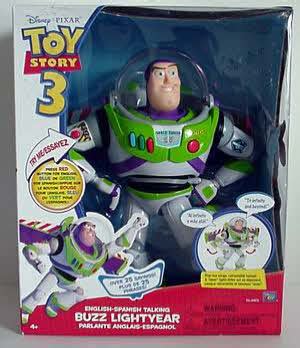 Disney TOY STORY 3 Buzz Lightyear English-Spanish Talking Action Figure