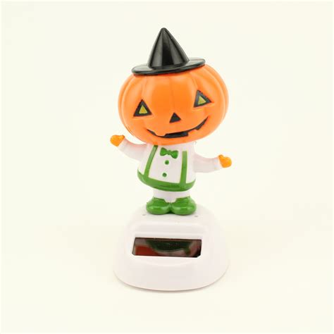 Solar Powered Dancing Pumpkin Halloween Party Home Window Decor Favor