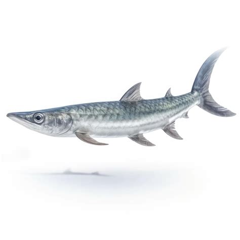 Premium AI Image | Baby Barracuda isolated on white generative AI