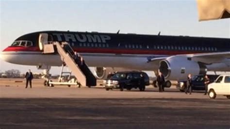 Donald Trump's plane makes emergency landing in Nashville - CBS News