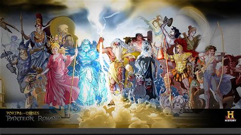 Twelve Olympians Painting Historic Gods History Roman Hd Wallpaper - Riset