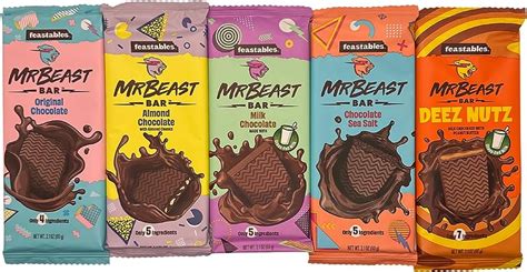 MrBeast Chocolate Bars The Viral Sensation Now Available At, 56% OFF