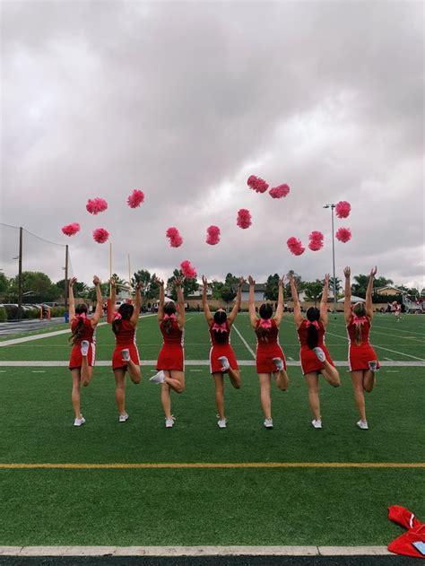 pink poms | Cheer pictures, Cheer, Football games