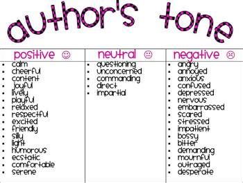 Essay Writers Tone - 155 Words To Describe An Author’s Tone