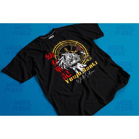 Saga of Tanya the Evil Yojo Senki Anime Manga Weeb Mode Cotton Shirt Black | Shopee Philippines