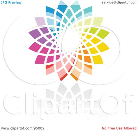 Royalty-Free (RF) Clipart Illustration of a Rainbow Circle Logo Design Or App Icon - 14 by elena ...