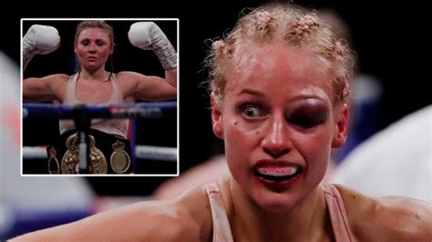 ‘A great advert for women’s boxing’: Agony for Ebanie as ‘Blonde Bomber’ Bridges suffers ...