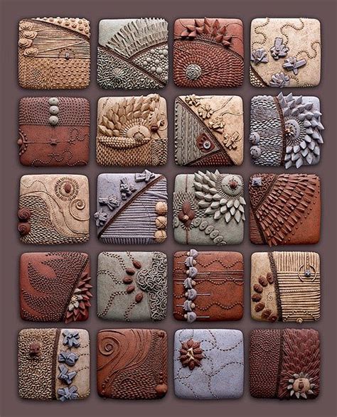 ceramic art...... I really like this!!! | Polymer clay art, Clay crafts, Clay tiles