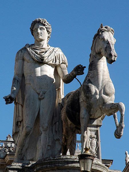 Dioscuri (Pollux or Castor), Rome, Capitol | Castor and pollux, Roman sculpture, Famous artwork