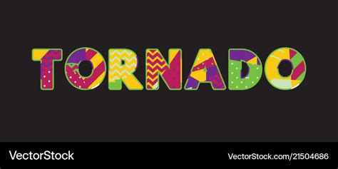 Tornado concept word art Royalty Free Vector Image