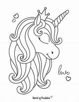 Free Unicorn Coloring Pages For Printing sketch template