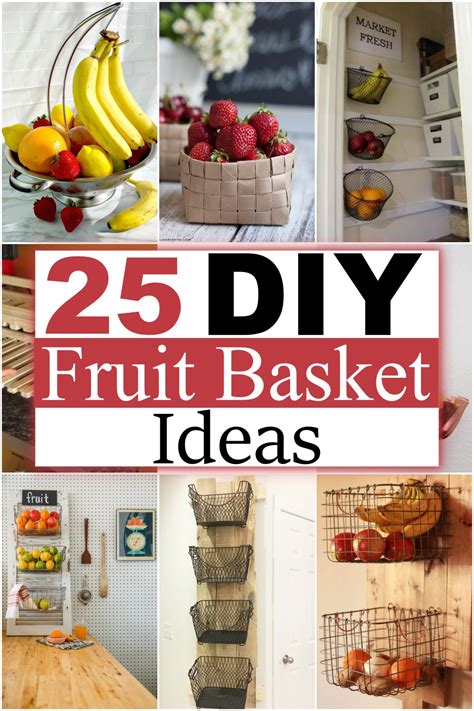 25 DIY Fruit Basket Ideas - How To Make A Fruit Basket - DIY Crafts