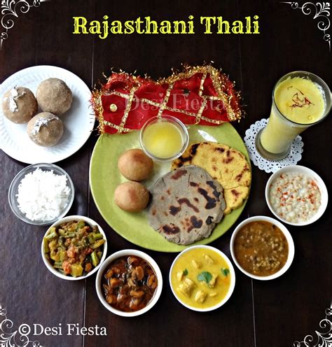 Rajasthani Thali - SNC challange 10 - Desi Fiesta