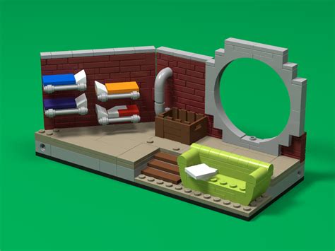 LEGO MOC Modular Teenage Mutant Ninja Turtle Lair by 22.custom | Rebrickable - Build with LEGO