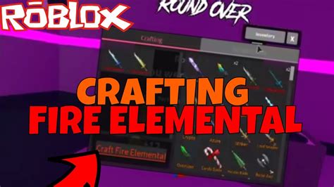 CRAFTING THE FIRE ELEMENTAL? (ROBLOX ASSASSIN CRAFTING FIRE ELEMENTAL) - YouTube