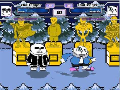 Mugen Undertale Characters Intro 6 Underpants Special + Sansta Claus ...