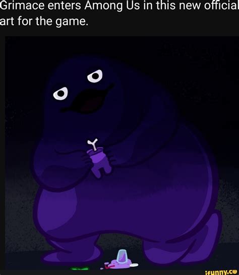 Grimace enters Among Us in this new official art for the game. - iFunny