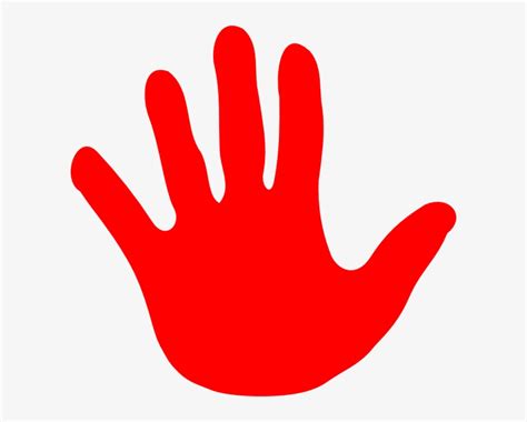 Hand Stop Sign Clipart - Left Hand Clipart PNG Image | Transparent PNG Free Download on SeekPNG