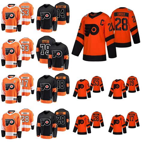 2021 2019 Stadium Series Philadelphia Flyers Hockey Jerseys Claude ...