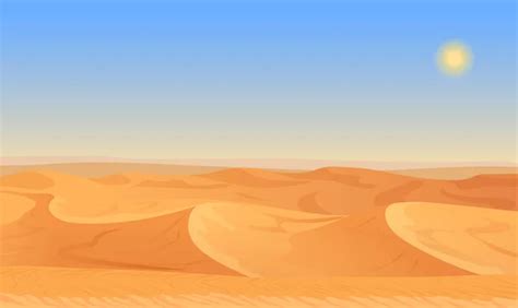 Desert landscape vector Stock Vector Image by ©newgena #195288580