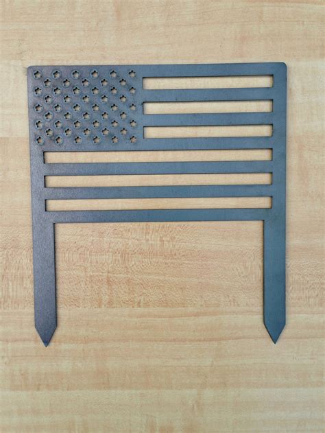 American Flag Metal Yard Sign Garden Flag - Etsy