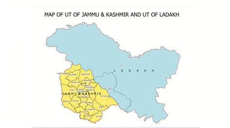 Govt releases new map, PoK’s Muzaffarabad in UT of J&K | India News ...