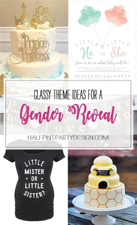 7 Classy Gender Reveal Party Themes - Parties With A Cause