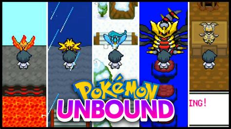 Pokemon Unbound LEGENDARY LOCATIONS [Part 4] | Finding Portals ...