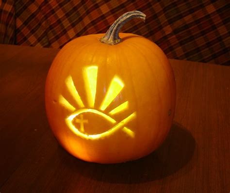 Christian Pumpkin Carving for Halloween: Printable Stencils | Pumpkin ...