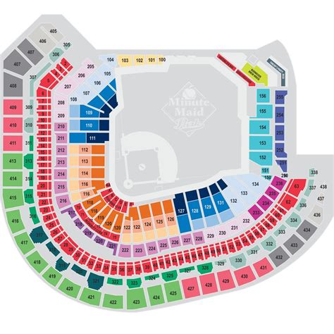 Minute Maid Park Seating Map | Houston Astros Nrg Stadium, Stadium ...