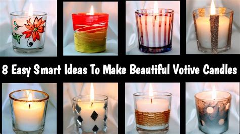 How to make the beautiful votive candle holders. Diy Fall Candle Holders, Diy Candle Gift ...