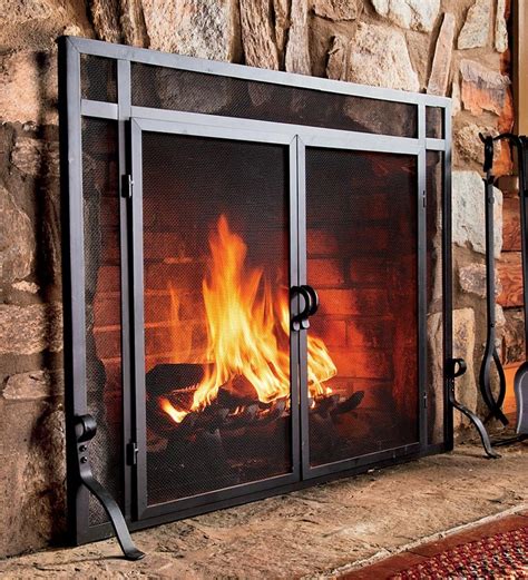 Fireplace Mesh Screen Doors – Fireplace Guide by Linda