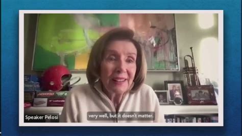 Nancy Pelosi: 'I don't know how anybody could say I care about the ...