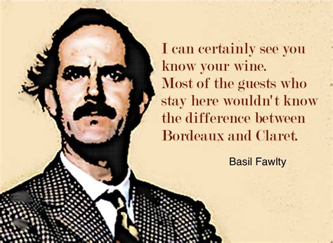 fawlty wine wisdom | Fawlty towers, Uk tv shows, Wine humor