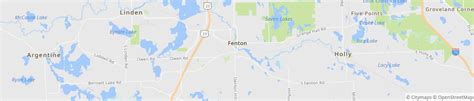 Fenton Michigan Map | secretmuseum