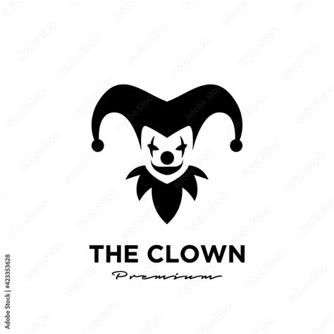 clown / joker logo icon design vector illustration Stock Vector | Adobe ...