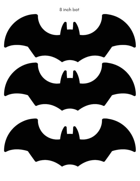 Bat Template for Halloween Crafts and Decorations - OriginalMOM