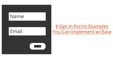 8 Opt-in Form Examples You Can Implement With Ease | Crazy Eye Marketing