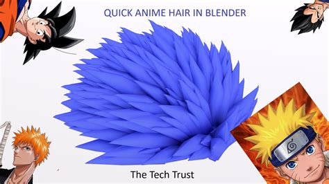 25 Top Photos Anime Hair 3D : Blender Attempt: Anime hair 01 - pt1 bangs - YouTube ...