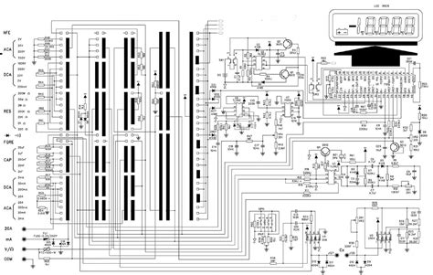 Digital Multimeter Dt9208a Schematic Diagram » Wiring Diagram