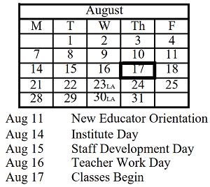 Naperville North High School - School District Instructional Calendar - Naperville Cusd 203 ...