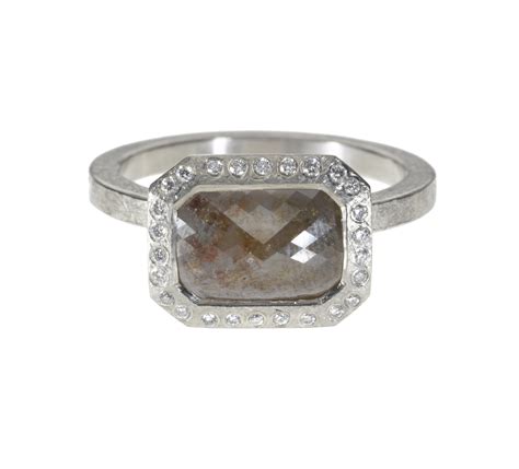 Todd Reed I Palladium ring featuring a natural color diamond, made in ...