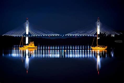 The Penobscot Narrows Bridge in Bucksport Maine. Only Wished Aunt Could ...