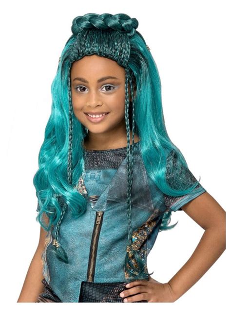 Disney Descendants Uma Wig Fancy Dress Costume