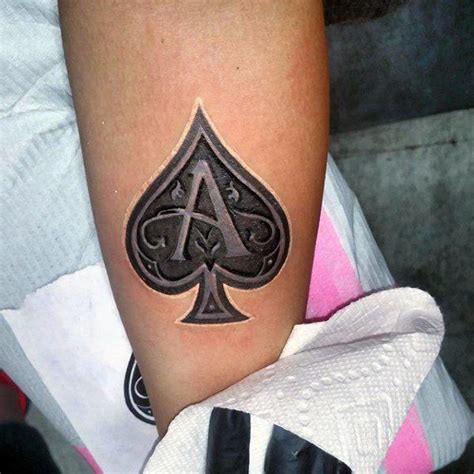 24 Awesome Ace Of Spades Tattoos With Powerful Meanings - TattoosWin | Spade tattoo, Ace of ...