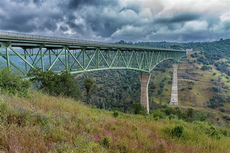 Foresthill Bridge Photograph by Robin Mayoff | Fine Art America