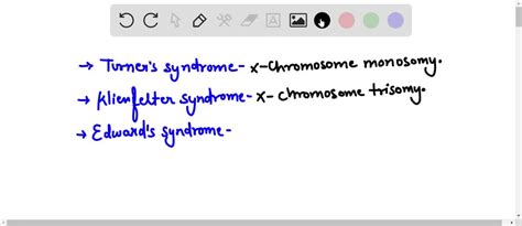 SOLVED: Text: Abnormal karyotypes Question 3 Which one of the following pairings of an ...